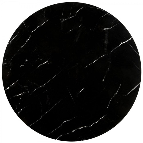 PAOLA zestaw 2 ław, czarny marmur / złoty (1p=1szt)