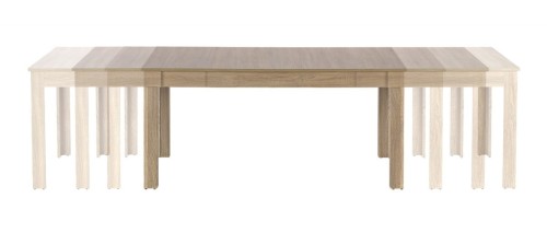 SEWERYN 160/300 cm stół kolor dąb sonoma (160-300x90x76 cm) (3p=1szt)