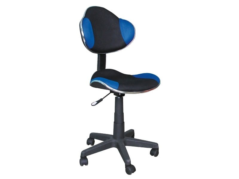 FOTEL OBROTOWY Q-G2 NIEBIESKO/CZARNY