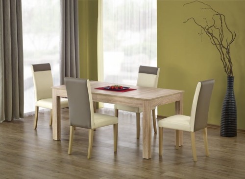 SEWERYN 160/300 cm stół kolor dąb sonoma (160-300x90x76 cm) (3p=1szt)